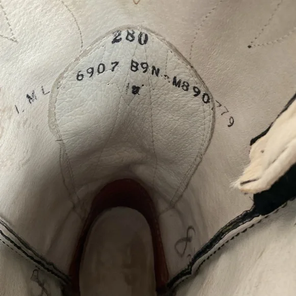 Vintage Larry Mahan Cow Hair Cowgirl Pony Boots 8 B - Picture 8 of 16